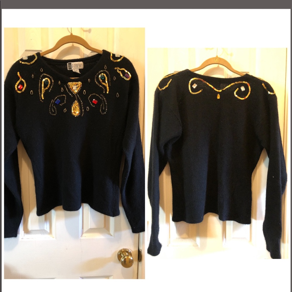 Sk & company vintage lambs wool sweater